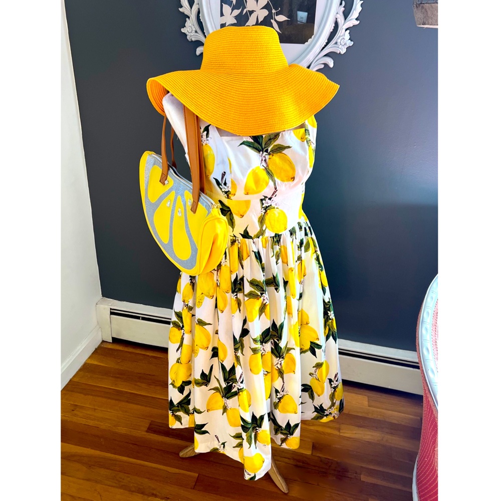 Hearts & Found custom made dress with POCKETS *purse and hat included*